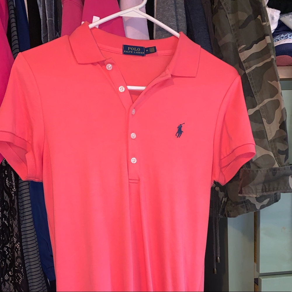 coral polo dress worn once